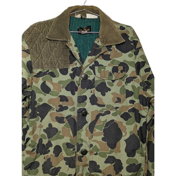 Field and fireside vintage Bird hunting camouflage jacket 60s Size M - Picture 2 of 13